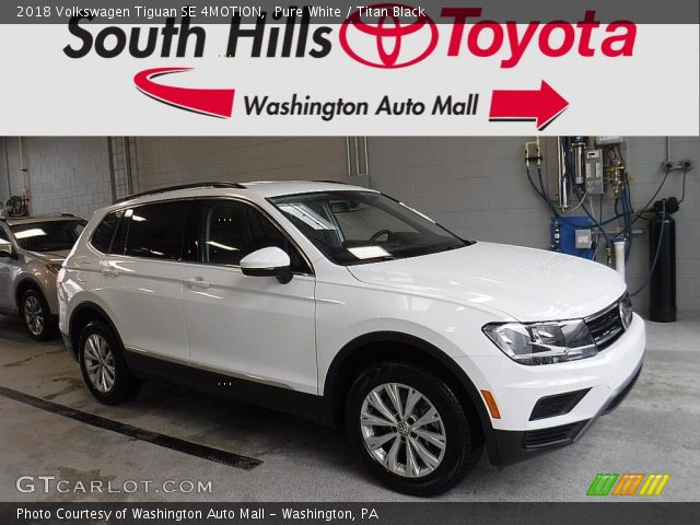 2018 Volkswagen Tiguan SE 4MOTION in Pure White