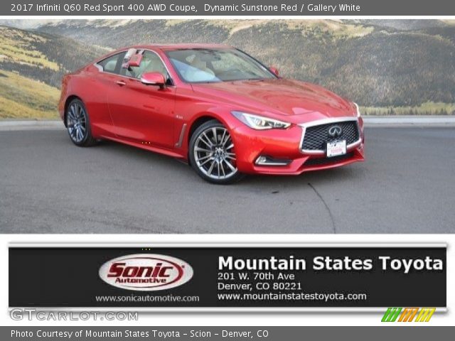 2017 Infiniti Q60 Red Sport 400 AWD Coupe in Dynamic Sunstone Red