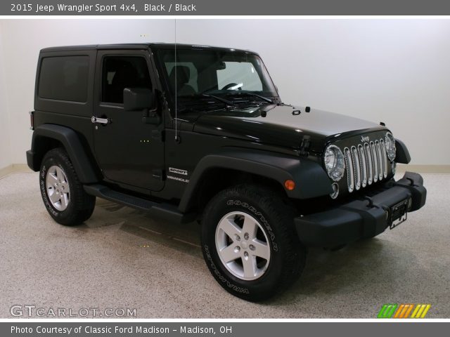 2015 Jeep Wrangler Sport 4x4 in Black