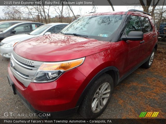 2015 Ford Explorer 4WD in Ruby Red