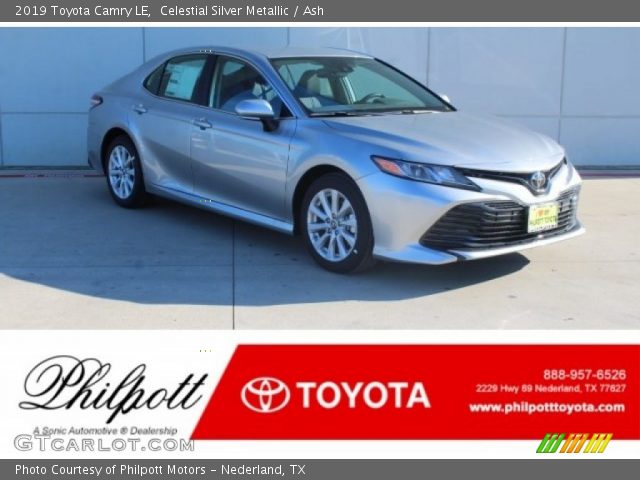 2019 Toyota Camry LE in Celestial Silver Metallic