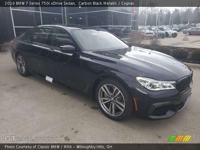 2019 BMW 7 Series 750i xDrive Sedan in Carbon Black Metallic