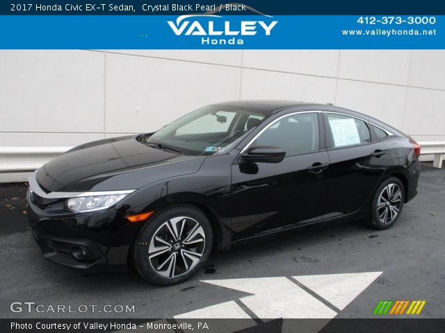 2017 Honda Civic EX-T Sedan in Crystal Black Pearl