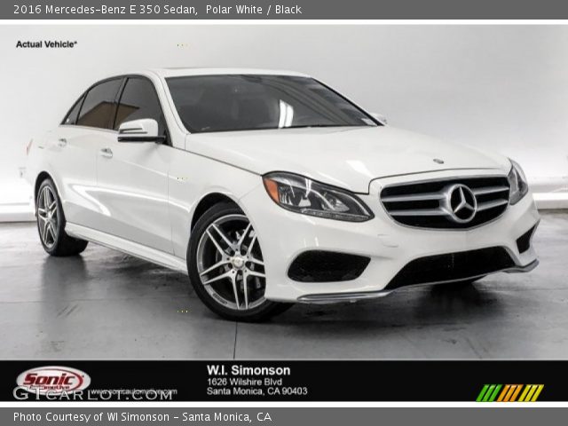 2016 Mercedes-Benz E 350 Sedan in Polar White