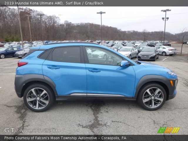 2019 Hyundai Kona Ultimate AWD in Surf Blue