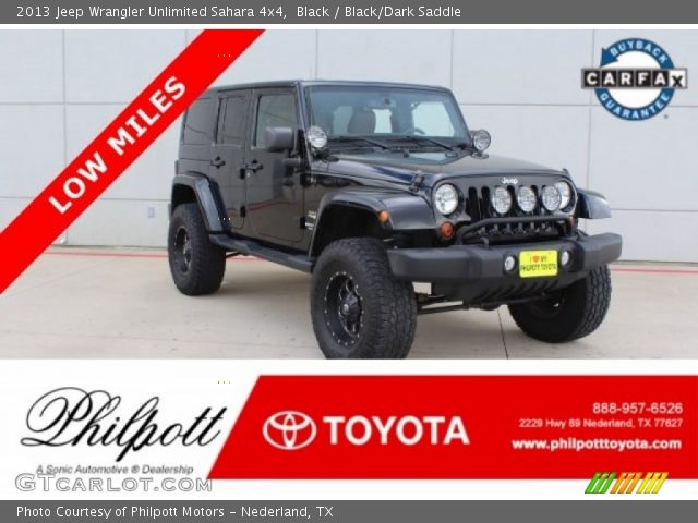2013 Jeep Wrangler Unlimited Sahara 4x4 in Black