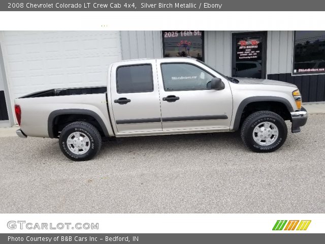 2008 Chevrolet Colorado LT Crew Cab 4x4 in Silver Birch Metallic