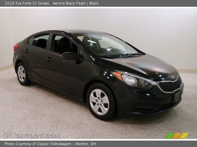 2016 Kia Forte LX Sedan in Aurora Black Pearl