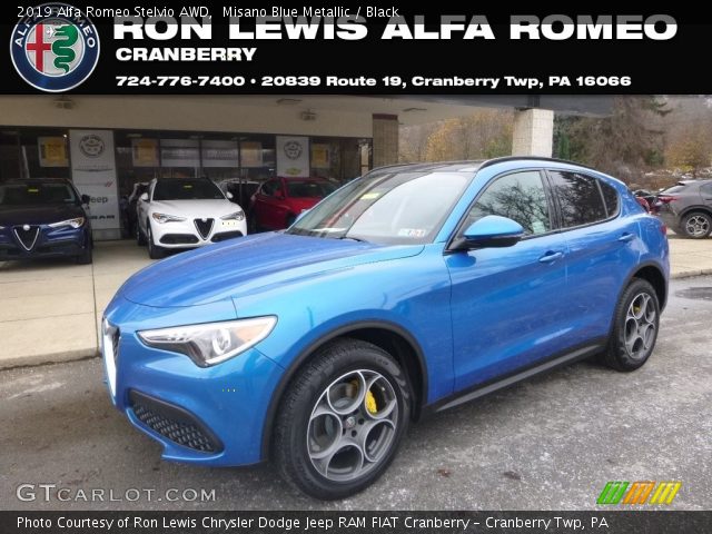 2019 Alfa Romeo Stelvio AWD in Misano Blue Metallic