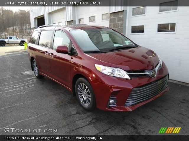 2019 Toyota Sienna XLE in Salsa Red Pearl