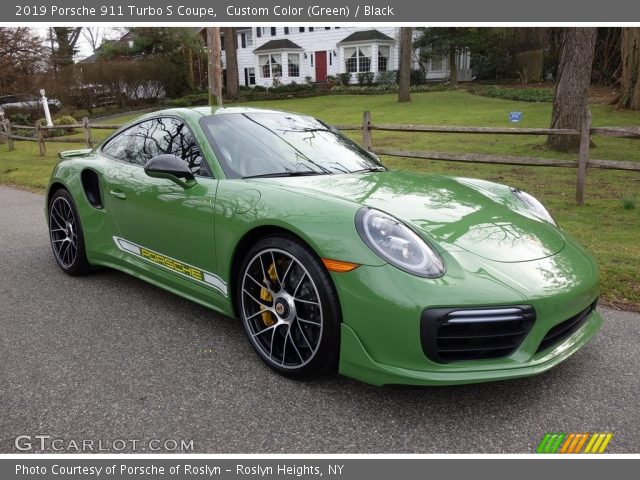 2019 Porsche 911 Turbo S Coupe in Custom Color (Green)