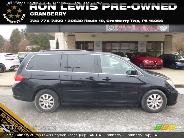 2008 Honda Odyssey EX-L in Nighthawk Black Pearl