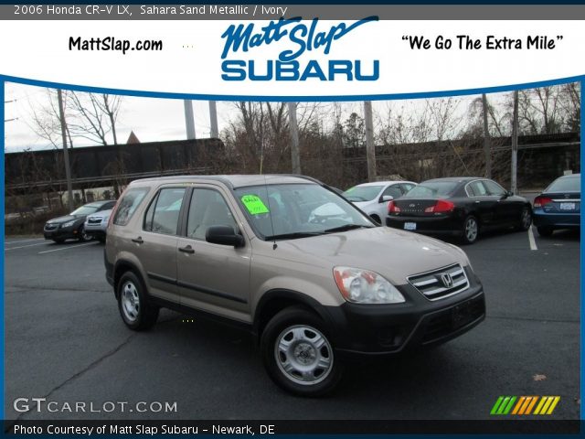 2006 Honda CR-V LX in Sahara Sand Metallic