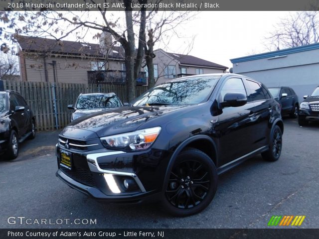 2018 Mitsubishi Outlander Sport ES AWC in Labrador Black Metallic