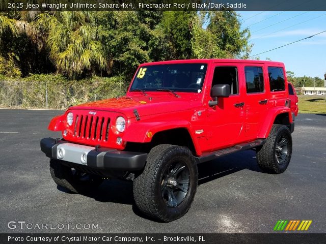 2015 Jeep Wrangler Unlimited Sahara 4x4 in Firecracker Red