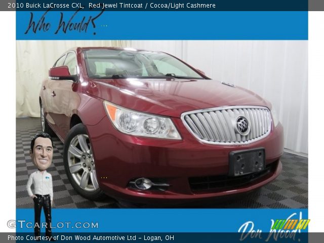 2010 Buick LaCrosse CXL in Red Jewel Tintcoat