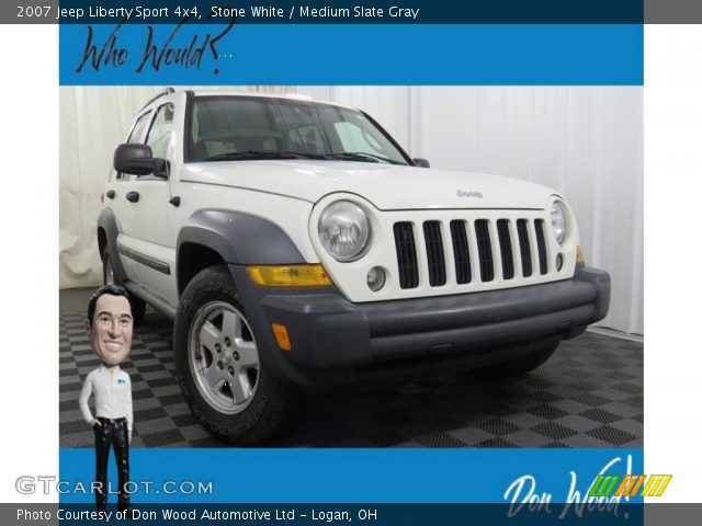 2007 Jeep Liberty Sport 4x4 in Stone White