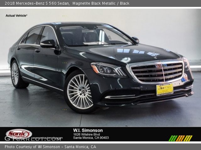 2018 Mercedes-Benz S 560 Sedan in Magnetite Black Metallic
