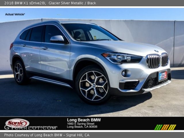 2018 BMW X1 sDrive28i in Glacier Silver Metallic