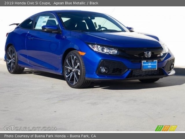 2019 Honda Civic Si Coupe in Agean Blue Metallic