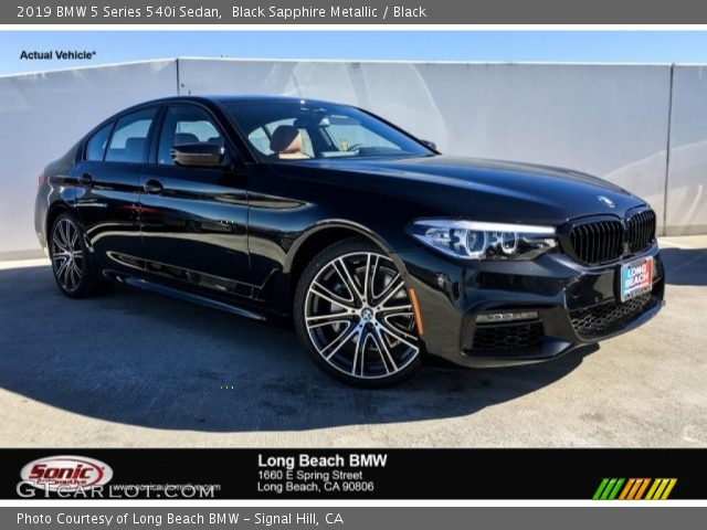 2019 BMW 5 Series 540i Sedan in Black Sapphire Metallic