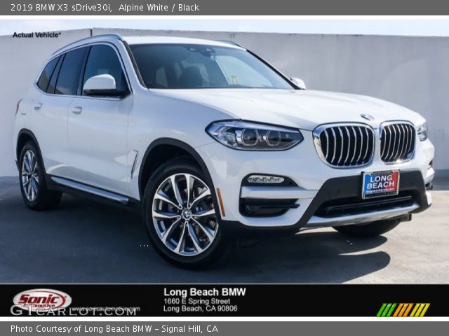 2019 BMW X3 sDrive30i in Alpine White