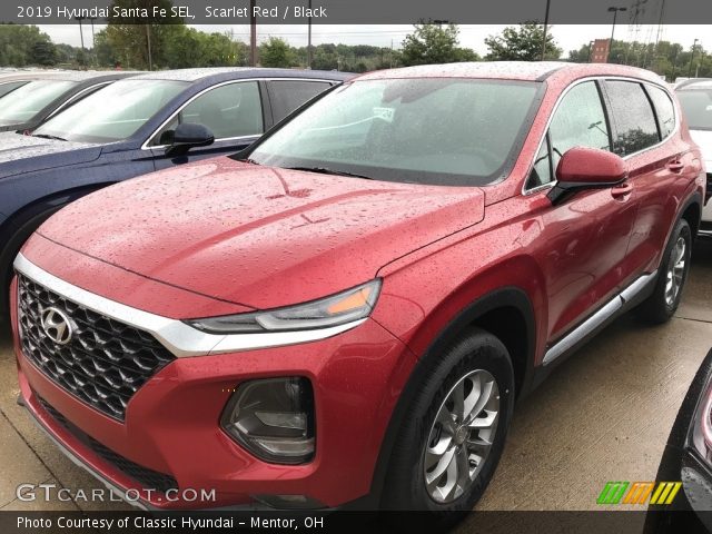 2019 Hyundai Santa Fe SEL in Scarlet Red