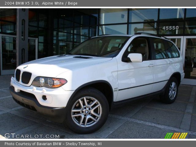 2004 BMW X5 3.0i in Alpine White