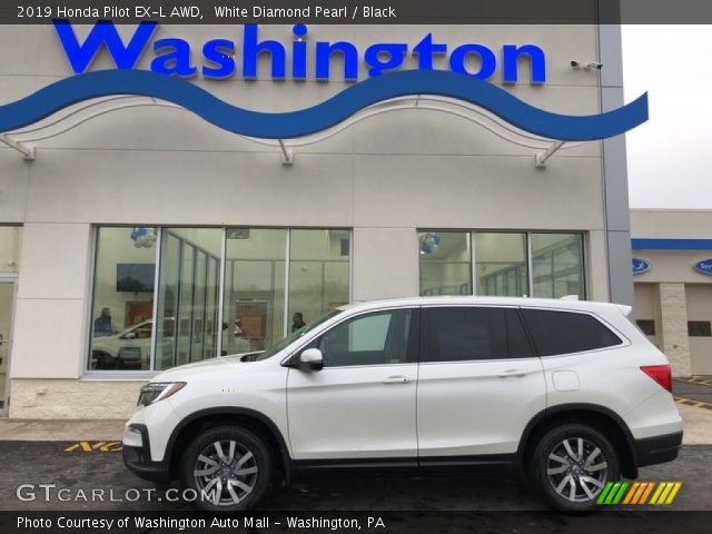 2019 Honda Pilot EX-L AWD in White Diamond Pearl