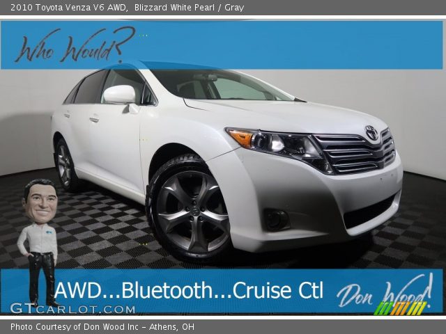 2010 Toyota Venza V6 AWD in Blizzard White Pearl