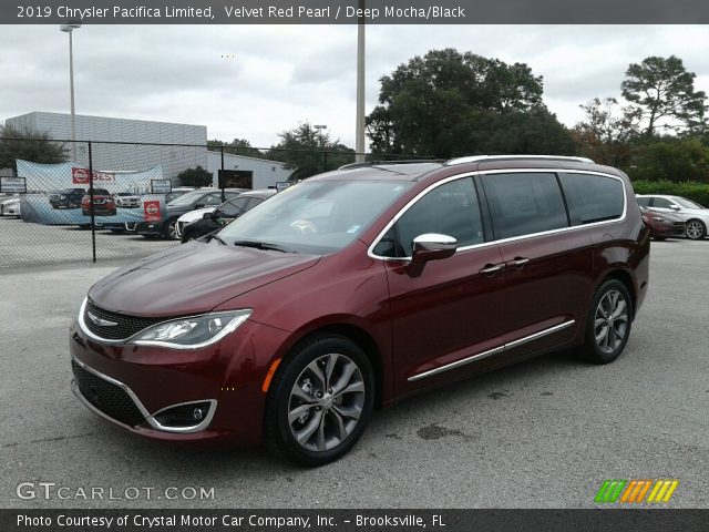 2019 Chrysler Pacifica Limited in Velvet Red Pearl