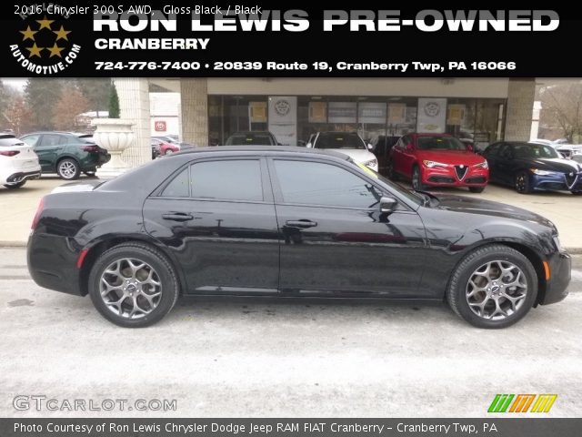 2016 Chrysler 300 S AWD in Gloss Black