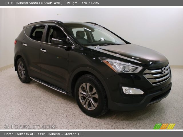2016 Hyundai Santa Fe Sport AWD in Twilight Black