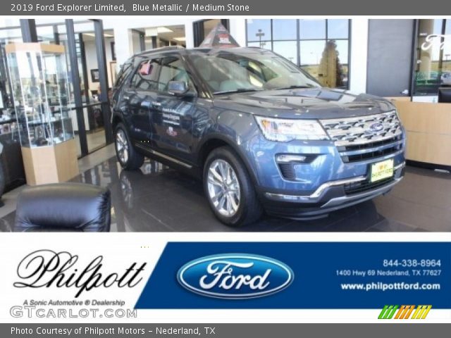 2019 Ford Explorer Limited in Blue Metallic
