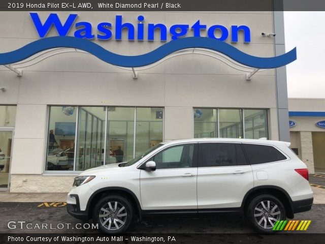 2019 Honda Pilot EX-L AWD in White Diamond Pearl