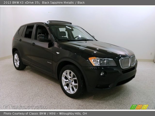 2013 BMW X3 xDrive 35i in Black Sapphire Metallic