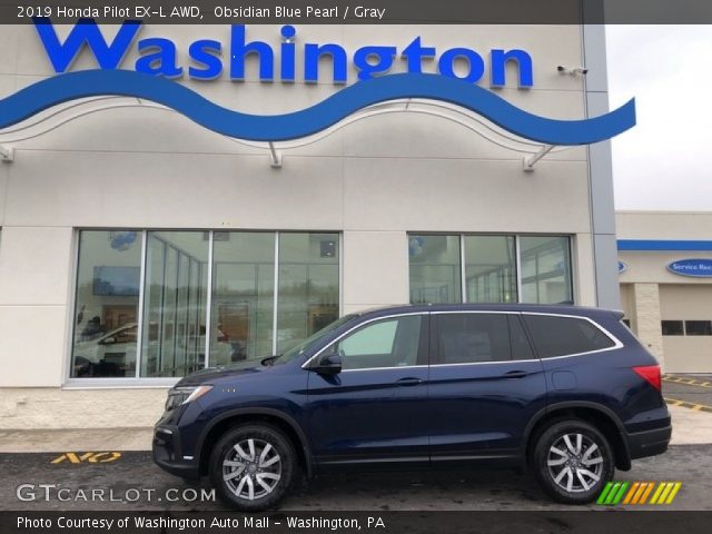 2019 Honda Pilot EX-L AWD in Obsidian Blue Pearl