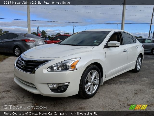 2015 Nissan Altima 2.5 SL in Pearl White
