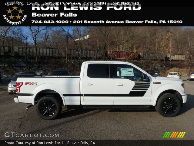 2019 Ford F150 XLT Sport SuperCrew 4x4 in Oxford White