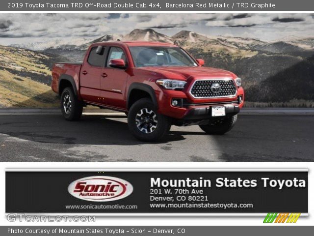 2019 Toyota Tacoma TRD Off-Road Double Cab 4x4 in Barcelona Red Metallic