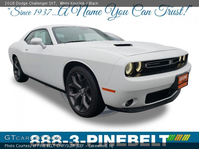 2018 Dodge Challenger SXT in White Knuckle