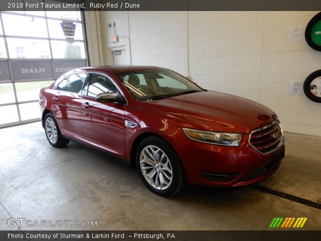 2018 Ford Taurus Limited in Ruby Red