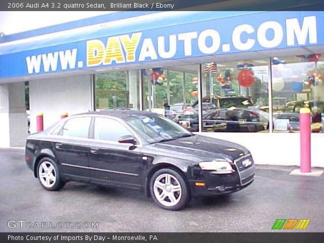 2006 Audi A4 3.2 quattro Sedan in Brilliant Black