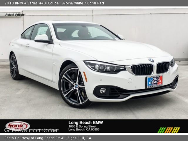 2018 BMW 4 Series 440i Coupe in Alpine White