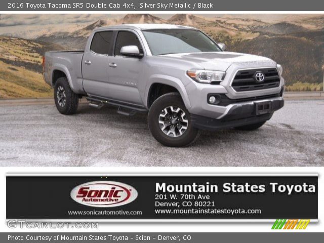 2016 Toyota Tacoma SR5 Double Cab 4x4 in Silver Sky Metallic