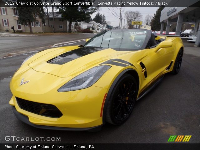 2019 Chevrolet Corvette Grand Sport Convertible in Corvette Racing Yellow Tintcoat