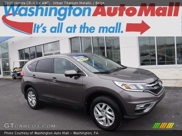 2016 Honda CR-V EX AWD in Urban Titanium Metallic