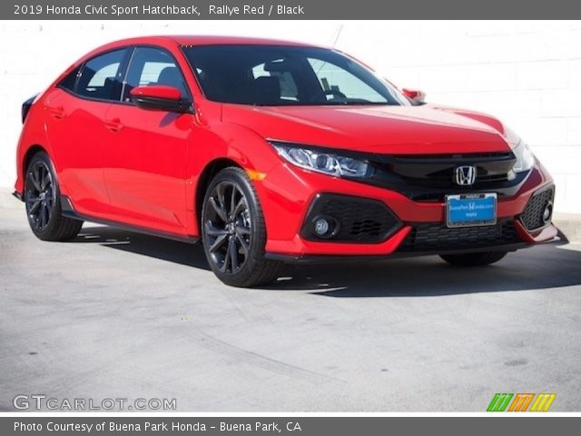 2019 Honda Civic Sport Hatchback in Rallye Red