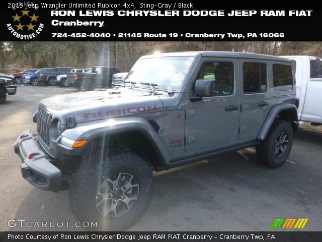 2019 Jeep Wrangler Unlimited Rubicon 4x4 in Sting-Gray