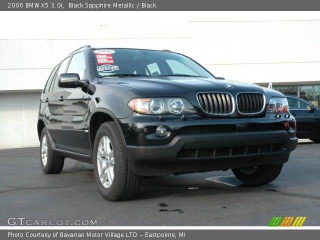 2006 BMW X5 3.0i in Black Sapphire Metallic